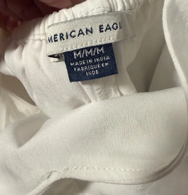 American Eagle White Mini Dress - Image 2