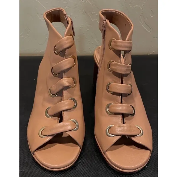 Gianni Bini Y2K Booties, Size 8, Beige - Image 2