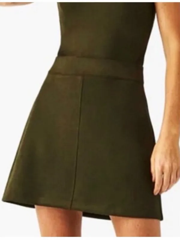 New With Tags Spanx Faux Suede Mini Skirt via it’s built in shorts Sz M - Image 2