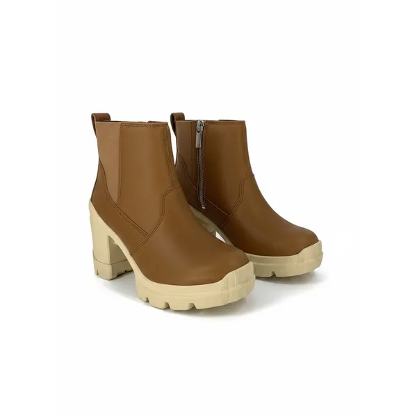 Sorel Caribou Leather X Chelsea Waterproof Platform Ankle Boots Size 6‎ - Image 2