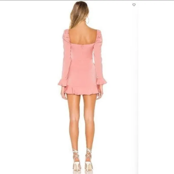 NWT Revolve More to Come Khloe ruffle mini dress‎ sz S - Image 2