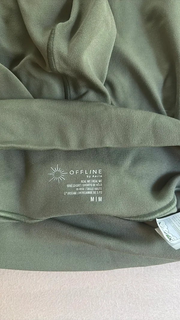 Green OFFLINE by Aerie Shorts Biker - Image 4