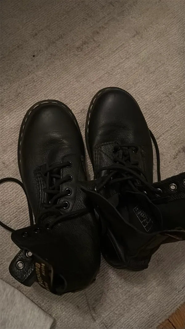 Dr. Martens black 1460s slip boots - Image 6