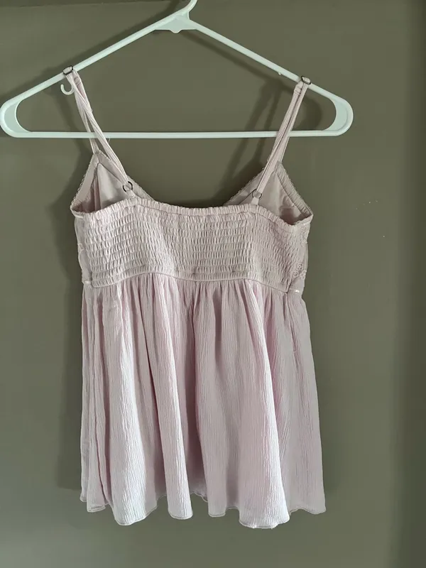 Hollister Flowy Lace Tank Top - Image 4