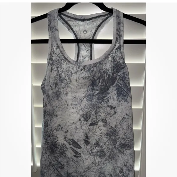 Lululemon Swiftly Tech Racerback Multi Dye Multi Dye White Grey Black Size 6 - Image 3