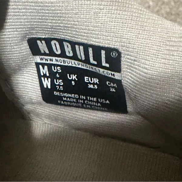 Nobull Superfabric Trainer Workout Gym Shoes Artic‎ Gray Women's Sz 7.5 - Image 6