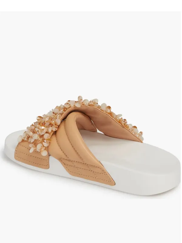 Women’s Tory Burch Logan Embellished Slide Sandal - Image 3