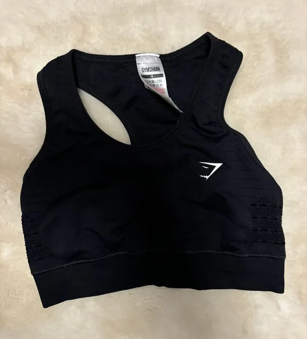 Gymshark, Energy Seamless Sports Bra - Black S - Image 3