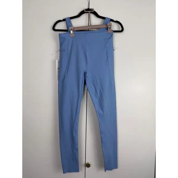 Harmony & Balance Blue Activewear Set Crop Top High Waist Leggings NWT‎ Small - Image 3