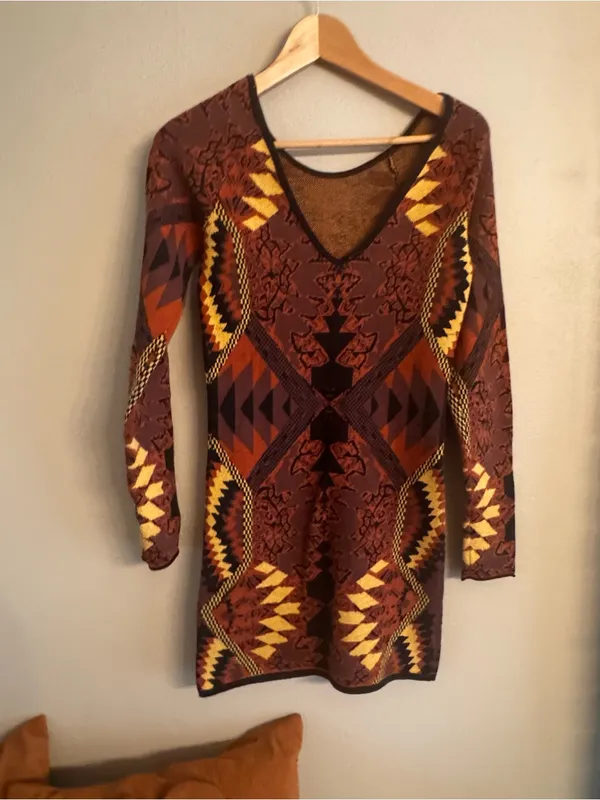 FREE PEOPLE Huntress of a Man Mini Dress - Image 3