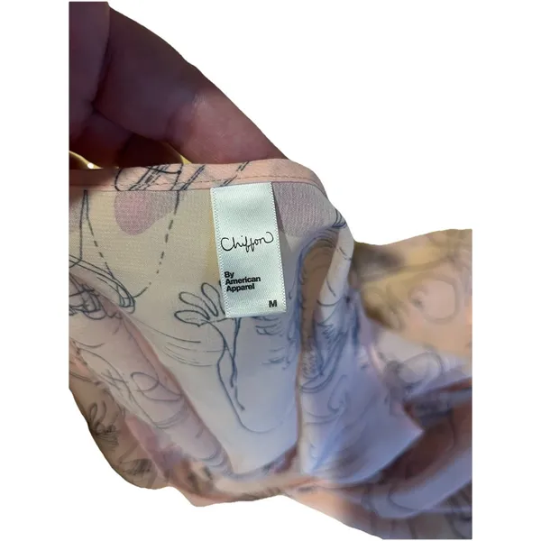 Chiffon By American Apparel Semi Sheer Cami Size M Morris Charmsy Sketch May ‘76 - Image 4