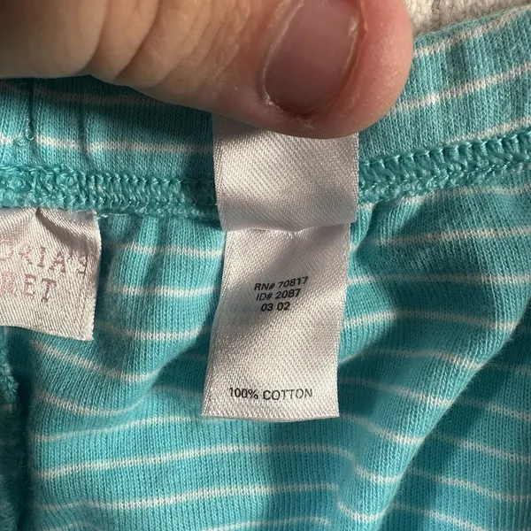 Victoria’s Secret Women’s Medium Blue Striped Lounge Sleep Shorts Drawstring - Image 7