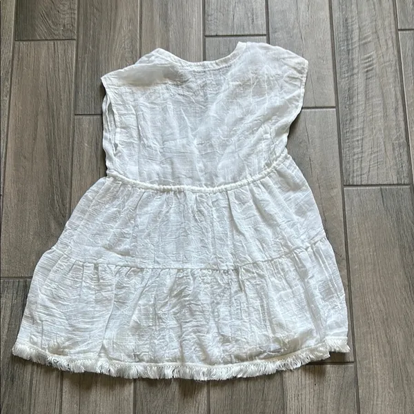 Robin Piccone White Ruffled Tiered Sundress - Image 5