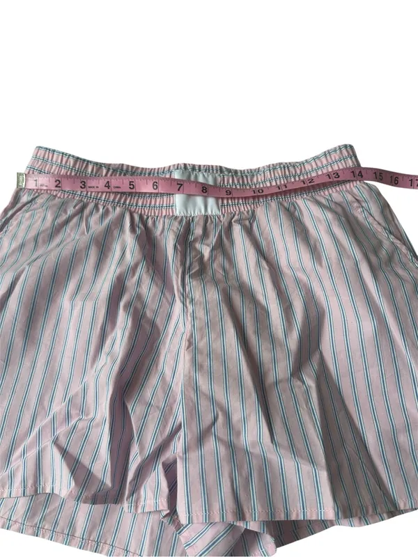 Pink Rose striped boxer style shorts - Image 5