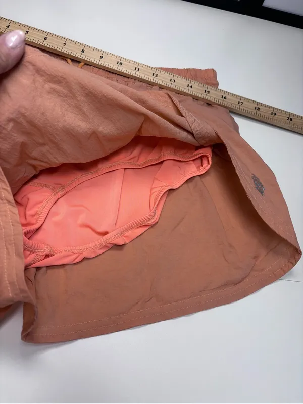 FP Movement by Free People Burnt Apricot Tie-Waist Athletic Shorts Sz XL NWOT - Image 4