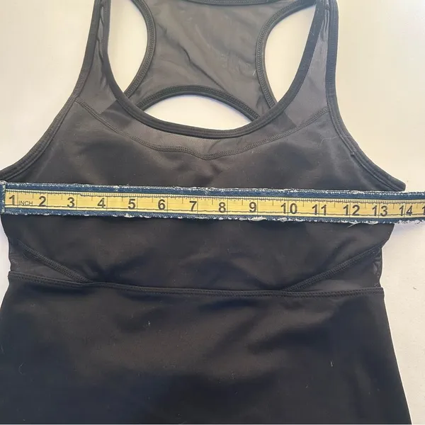 Fabletics Tropez Athletic Black Racerback Dress Build in Bra Size Small - Image 6