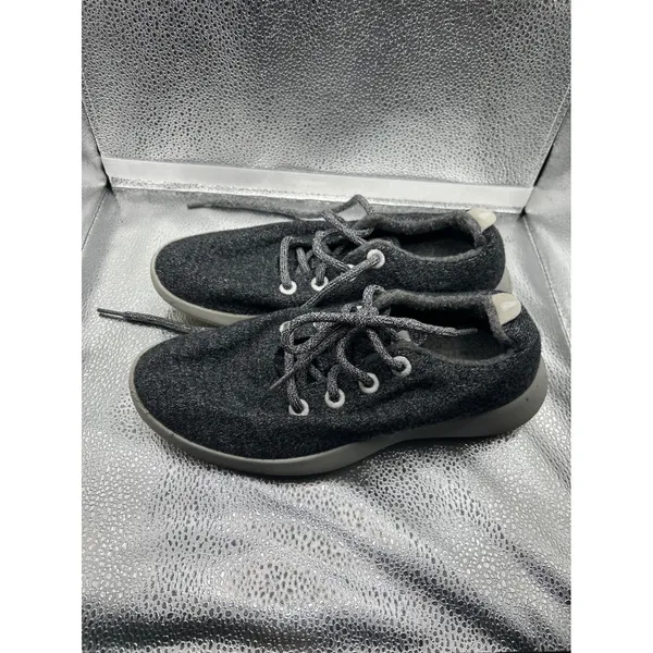 Allbirds Wool Runners Charcoal Grey Heather‎ Merino Wool Sneakers Womens 9 - Image 2
