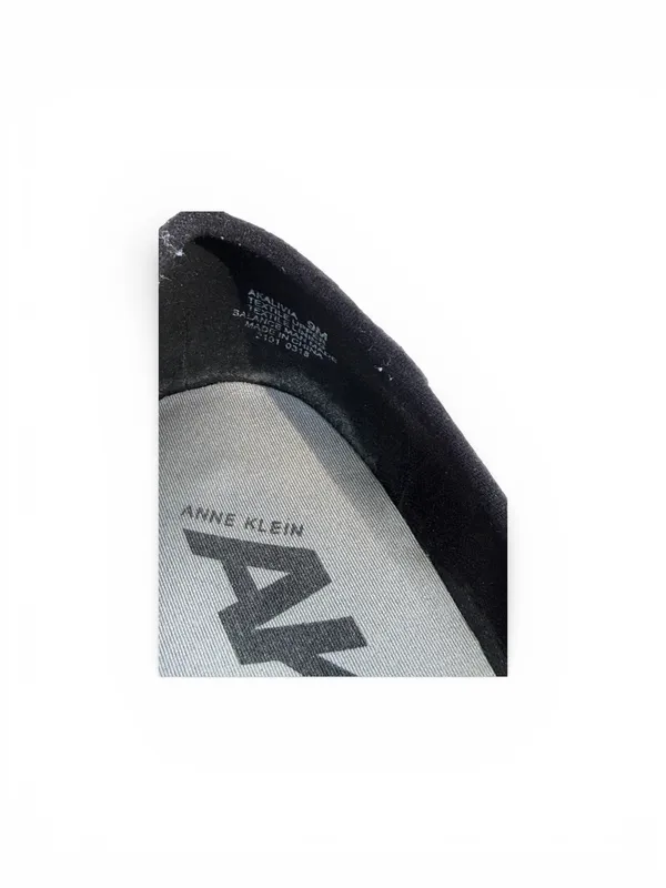 Anne Klein AK Sport Ballet Flats Womens Size 9M Black White Floral Comfort Shoes - Image 5