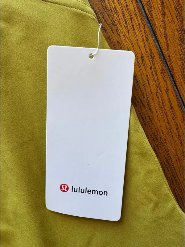 Lululemon Instill High Rise 25” Auric Gold Size 10 NWT - Image 5