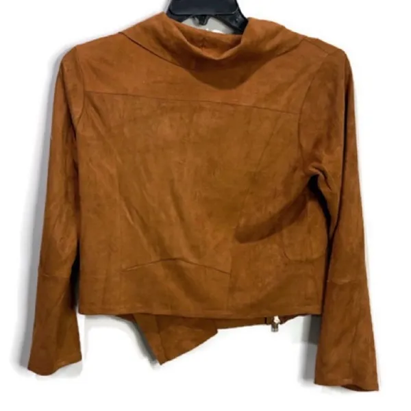 UMGEE Moto Zippered front boho faux suede lightweight Jacket size small - Image 5