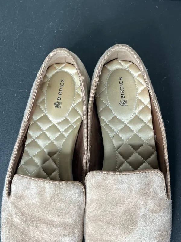 Birdies Tan Suede Starling Flat Loafer Size 9.5 Classic Preppy Office - Image 6