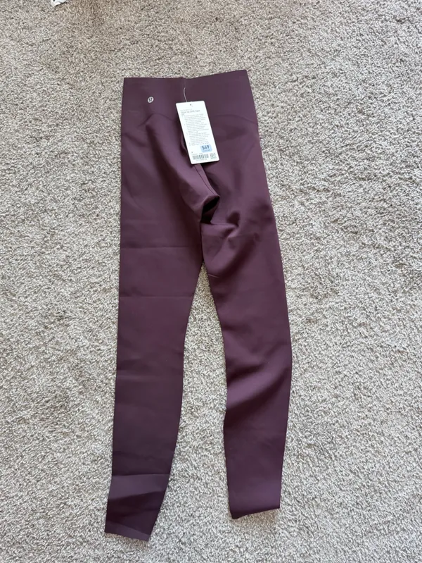 Lululemon Glow Up Super-High-Rise Tight 28" Goodnight Plum size 4 NWT - Image 9