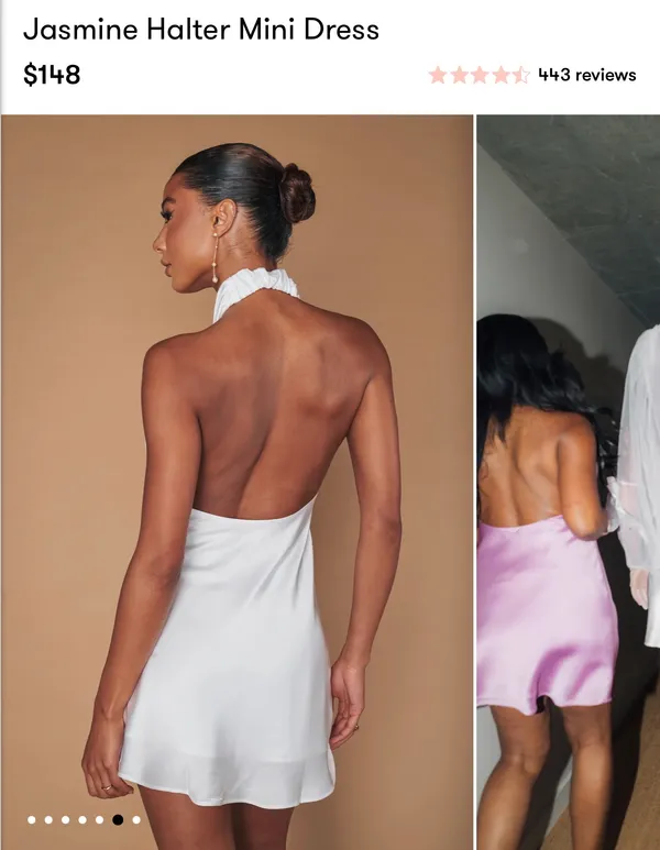 Show Me Your Mumu Jasmine Halter Mini Dress - Image 3