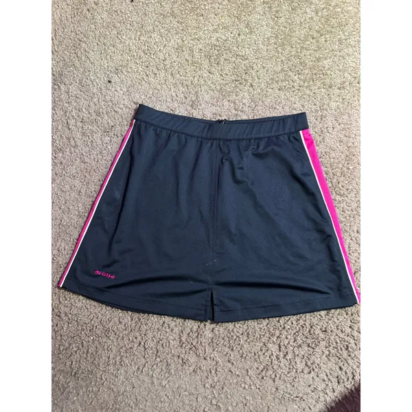 Bolle Sport Womens‎ Black Pink Mesh Side Panel Tennis Skort Size M Activewear - Image 2
