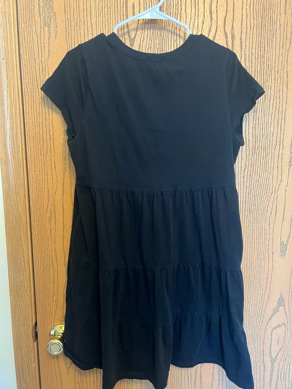 Time & Tru Black Mini Dress - Image 5