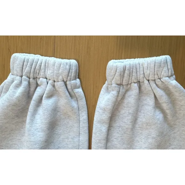 Edikted Women’s XS Gray Pink Logo Sweatpants Fleece Joggers Baggy Y2K Lounge - Image 9