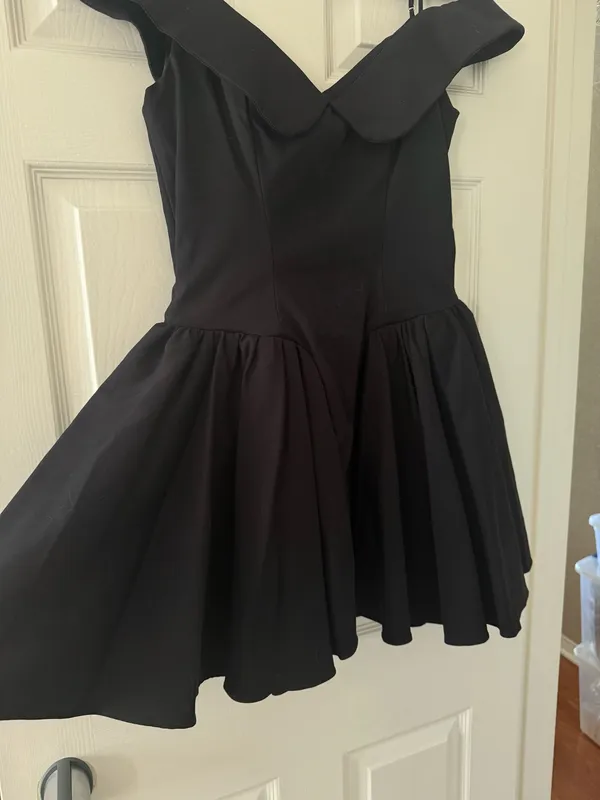 House of CB Elida Black Off Shoulder Mini Dress - Image 8
