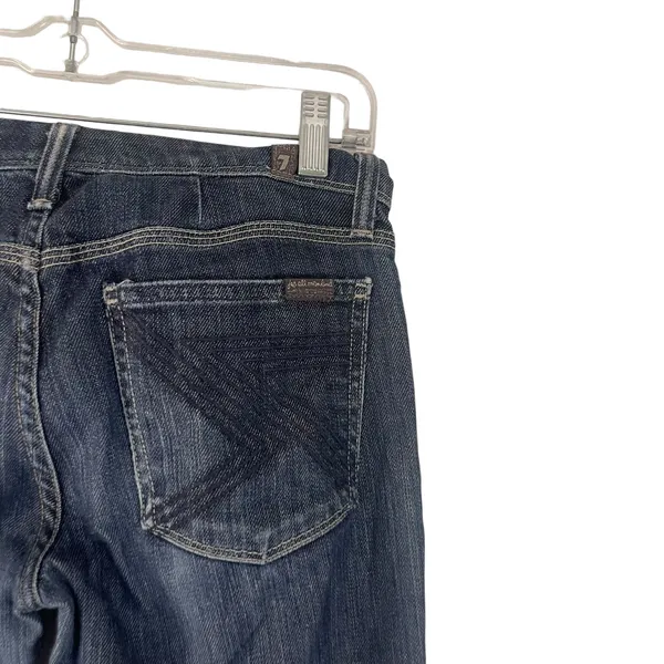 7 For All Mankind Y2k Women's Size 27 Flynt Lowrise Straight‎ Jeans - Image 7
