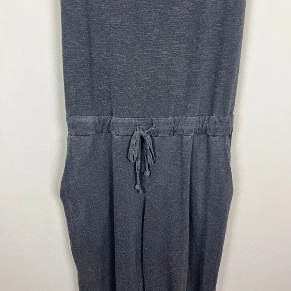 Sundry 2 Jumpsuit Womens Medium‎ Gray Jogger Sleeveless Drawstring Casual Lounge - Image 6