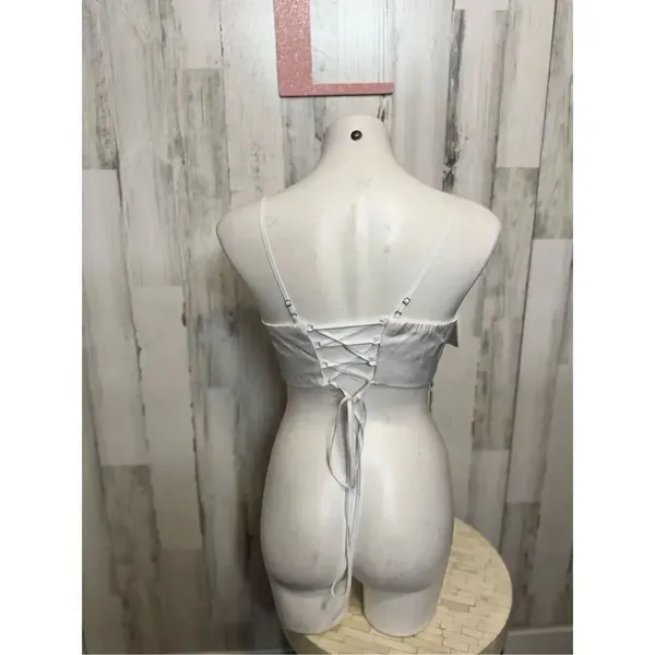 White floral crop top size large White - Image 8
