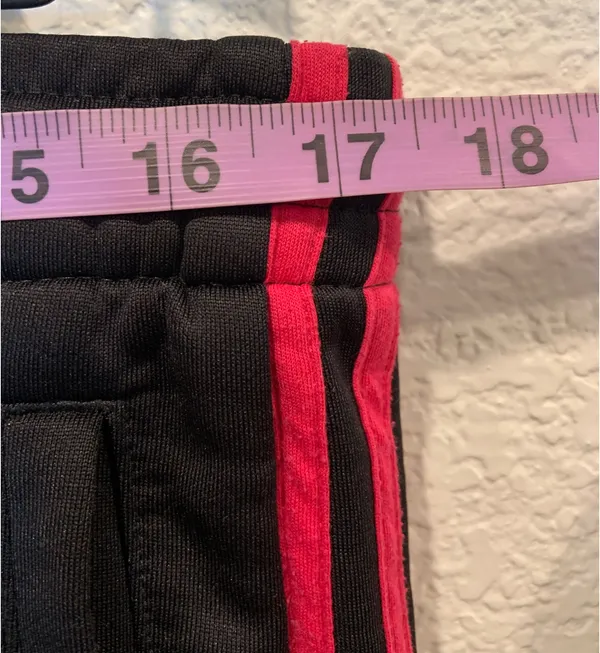 Women's Vintage Adidas Climalite Track Pants Black with Hot Pink Stripes Size M Good Pre-Owned Condition Features Women's Vintage Adidas Climalite Track Pants Black with Hot Pink Stripes #retro #Y2K #vintage - Image 5