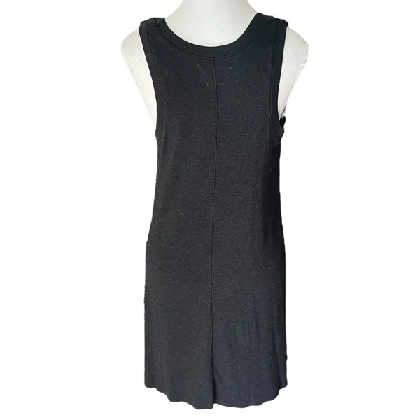 TNA Charcoal Gray Washed‎ Black Tank Top Sleeveless Trapeze Casual Summer - Image 3