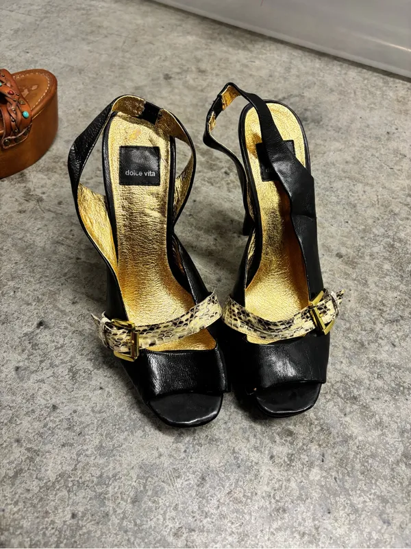Dolce Vita slingback platform heels size 9 vintage - Image 7