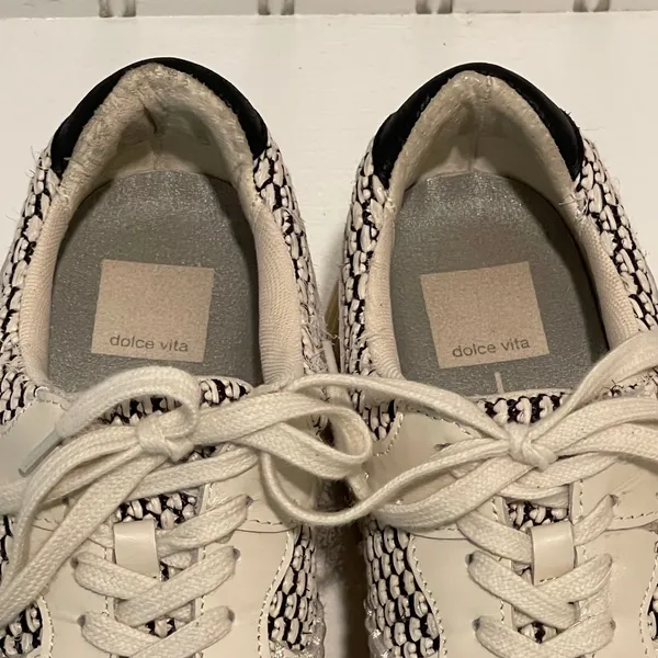 Dolce Vita Women's Platform Sneakers Espadrille Trimmed‎ Lace-Up Shoes Size 8 - Image 6