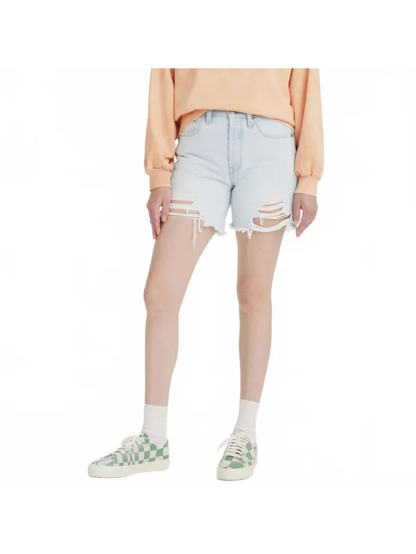 Levi's 501 Mid Thigh Distressed Cotton Shorts Shake It Up NWT Size 24 - Image 7