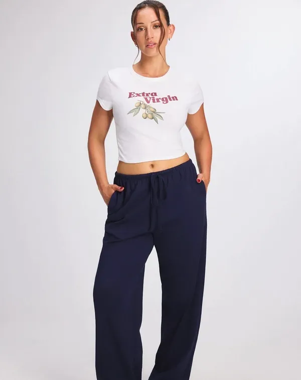 Savage X Fenty Extra Virgin Graphic Baby Tee M NWT - Image 5