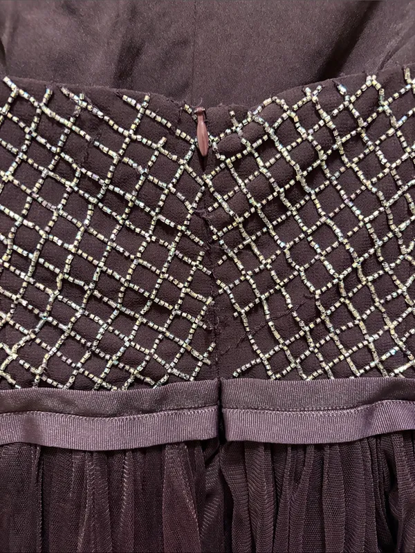 Needle & Thread Copellia Plum Dress - Image 5