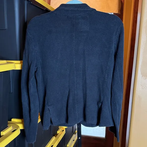 Vintage Lauren Ralph Lauren Black Cotton Crested School Boy Blazer Size Medium - Image 9