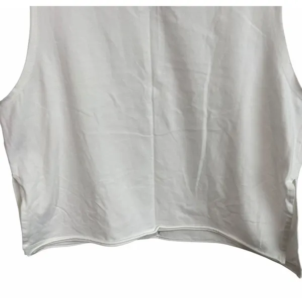Free People Movement Hot Shot Muscle Tank Top White Women's Size Large - Image 6