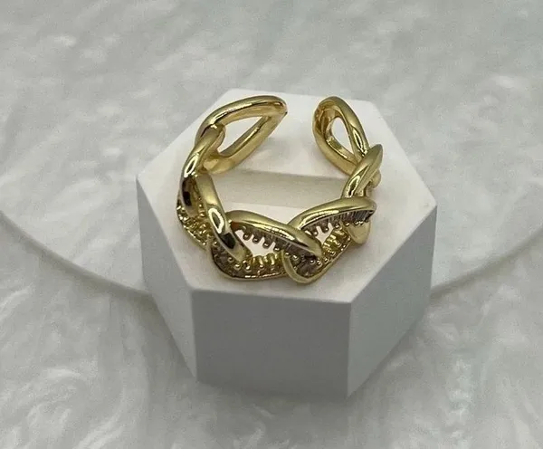 Adjustable women Ring Gold - Image 2