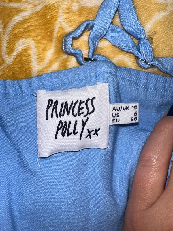 Princess Polly corset top blue - Image 3
