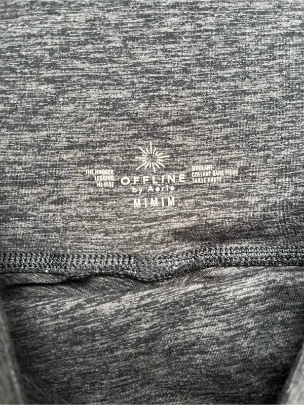 Offline by Aerie The Hugger High Rise Gray Soft Lounging Active Leggings Size M - Image 3