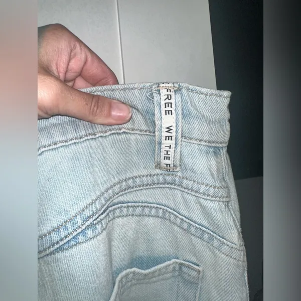 New Free People We The Free Westward Demi Barrel Jeans In Fade Into You - Image 10