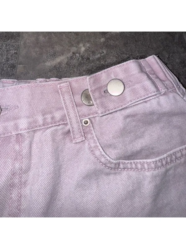 Liwu Liwu Pink Cargo Shorts Size Large - Image 2