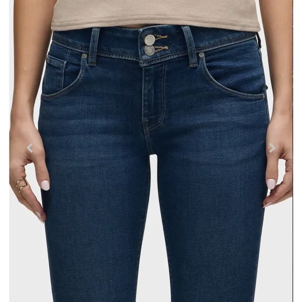 Hudson Collin Mid Rise Skinny Jeans in Wonderwall - Size 27 - Image 4