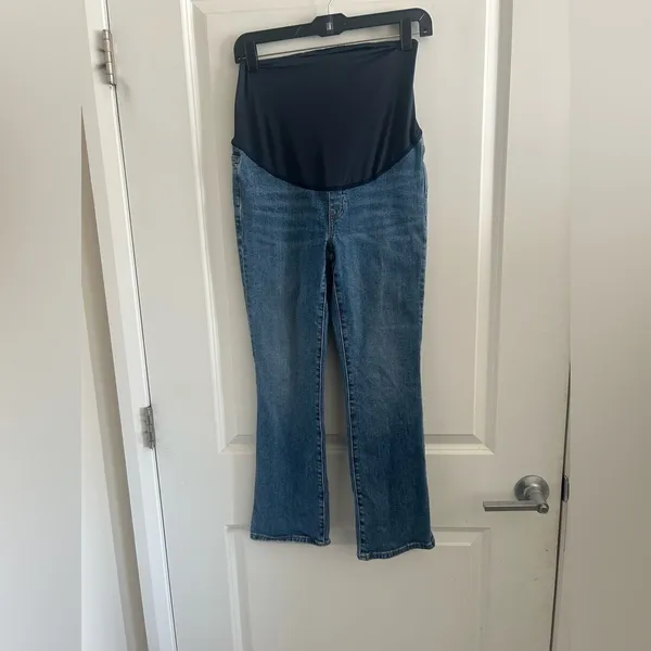 Madewell Kick Out Crop Maternity Jeans - Image 4